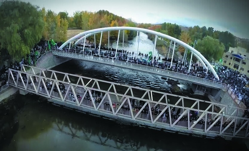 “سلام” آیین کهن عزادارن حسینی باغبادران در روز عاشورا