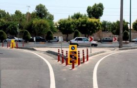 تلاش برای رفع خطر و ارتقای ایمنی معابر شهر زاینده رود