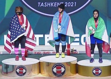 روز رویایی دختر وزنه بردار لنجانی در تاشکند