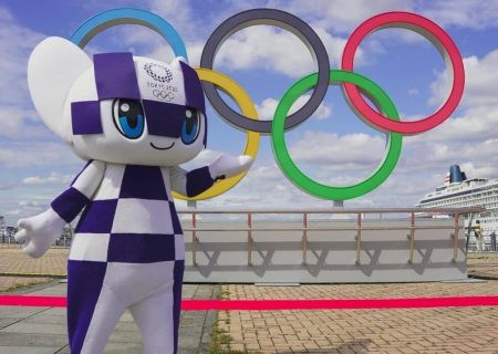 ورود حلقه‌های المپیک به یوکوهامای ژاپن