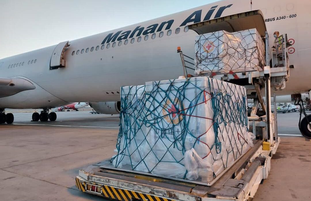 نهمین محموله واکسن کرونا توسط هلال‌احمر به کشور  وارد شد