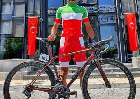 رکابزن المپیکی ایران با دوچرخه جدید به توکیو می رود