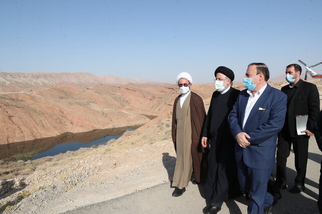 رئیسی از روند تکمیل سد مخزنی کنجانچم ایلام بازدید کرد