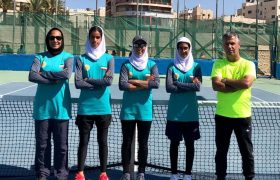 قهرمانی تیم تنیس دختران ایران در مسابقات قهرمانی غرب آسیا