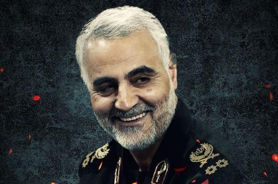 دیوارنگاره مزین به تصویر حاجقاسم در بغداد رونمایی شد