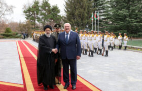 استقبال رسمی آیتالله رئیسی از رئیسجمهور بلاروس