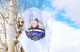 تمثال ۶۵ شهید شهر چمگردان رونمایی شدند