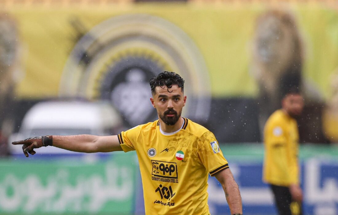 گل پنجم سپاهان به پیکان توسط نورافکن