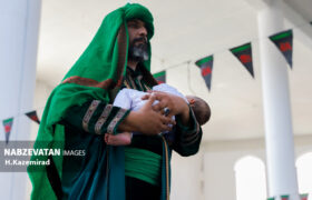 مراسم شیرخوارگان حسینی در زرین‌شهر