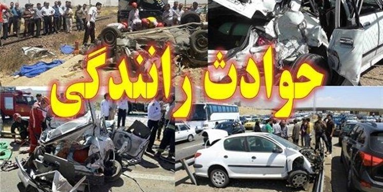 مصدوم شدن ۳ نفر در پی واژگونی خودرو پراید در کمربندی شهید صیاد شیرازی+تصاویر