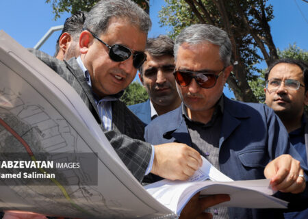 آغاز پیاده‌روسازی و شبکه دفع آب‌های سطحی در سده لنجان