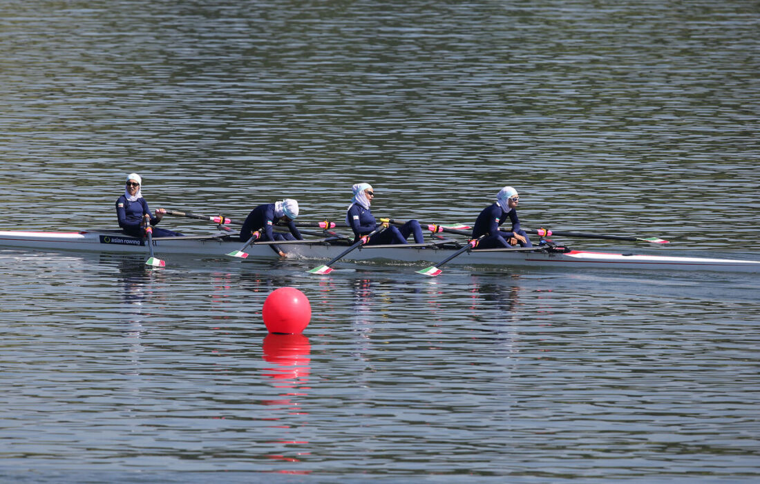 درخشش دختران قایقران ایران؛ تیم چهارنفره روئینگ ایران نقرهای شد