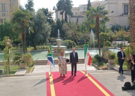 وزرای امور خارجه ایران و آفریقای جنوبی در تهران دیدار کردند