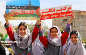 خیزش مردم زرین‌شهر در حمایت از مردم مظلوم فلسطین