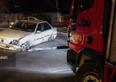 انحراف خودروی سواری پژو پارس در ورنامخواست یک مصدوم داشت