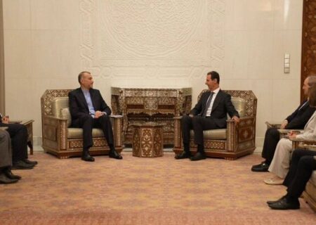 امیرعبداللهیان با بشار اسد دیدار و گفت‌وگو کرد