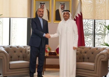 دیدار امیرعبداللهیان با وزیر امور خارجه قطر
