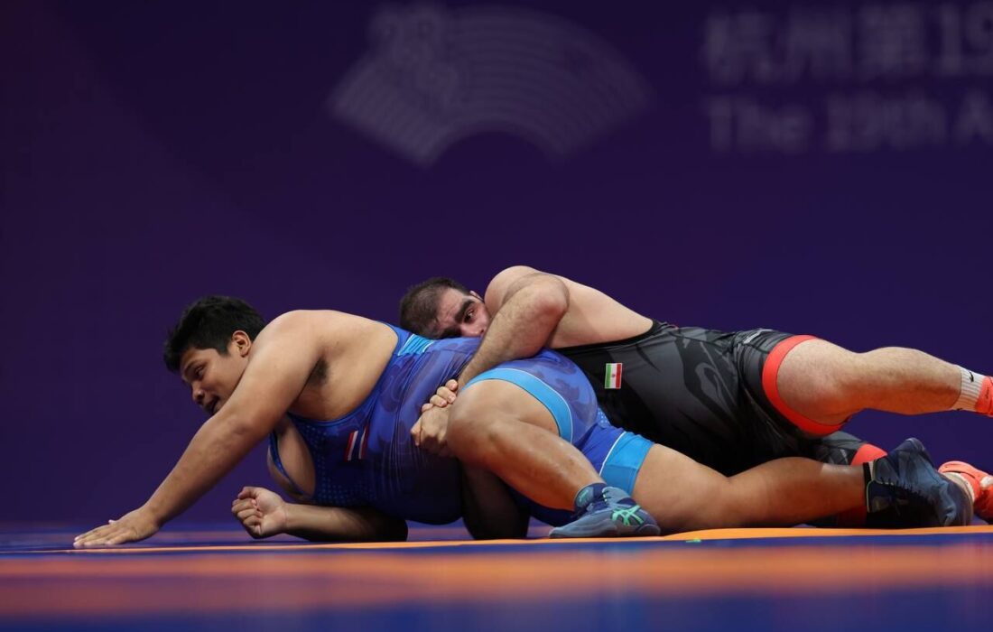 گزارش اتحادیه جهانی کشتی از درخشش آزادکاران در بازیهای آسیایی