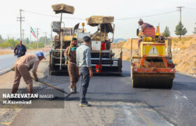 اتمام پروژه آسفالت جاده مواصلاتی چمگردان زاینده رود