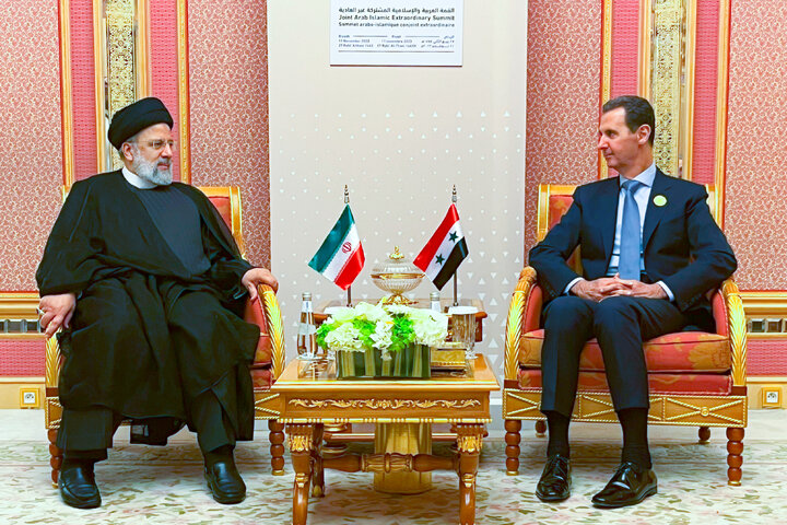 تقدیر بشار اسد از سخنرانی روشنگرانه و حمایتگرانه رئیس جمهور