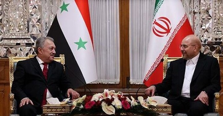 قالیباف: روابط میان ایران و سوریه بسیار عمیق و برادرانه است