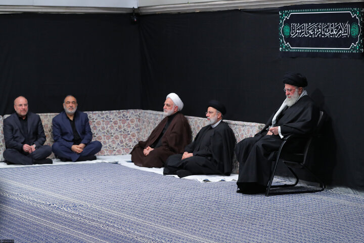 دومین شب مراسم عزاداری حضرت فاطمهزهرا (س) با حضور رهبر انقلاب