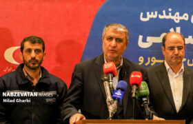 حضور رئیس سازمان انرژی اتمی در مجتمع فولاد مبارکه اصفهان