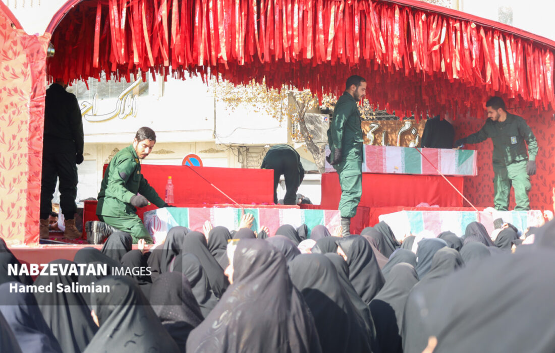 استقبال باشکوه خطه طلایی ایران از پیکر شهدای گمنام