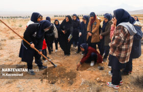 آغاز رسمی اجرای طرح کشوری کشت یک میلیارد نهال در شهرستان لنجان