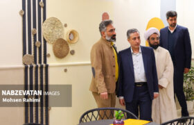 بازدید مسئولان شهرستان لنجان از مجتمع فرهنگی هنری هنرمندان شهید لنجان