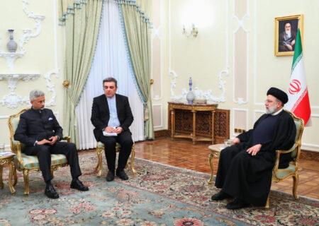 وزیر خارجه هند با رئیس‌جمهور دیدار کرد