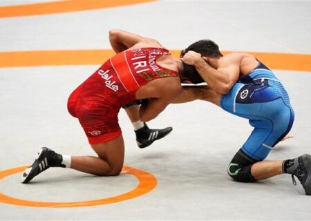 برگزاری رقابت کشتی‌گیران ایران و روسیه در مسکو