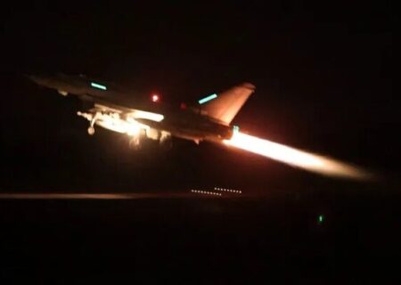حمله جنگنده های انگلیس به تاسیسات یمن