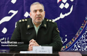 نشست خبری فرمانده انتظامی شهرستان لنجان