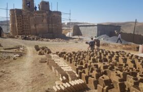 مرمت برج شش قلوی کبوترخانه روستای قلعه ترکی آغاز شد