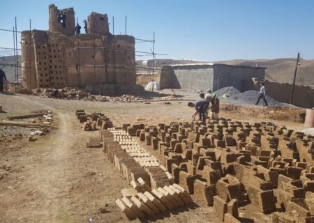 مرمت برج شش قلوی کبوترخانه روستای قلعه ترکی آغاز شد