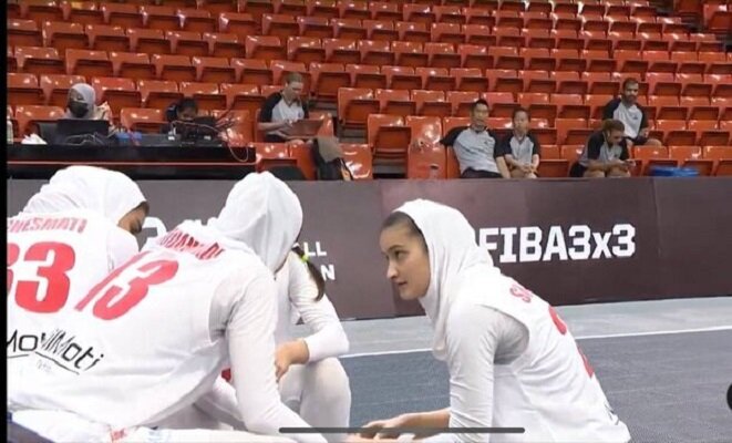 پیروزی تیم بسکتبال سه نفره بانوان در کاپ آسیا