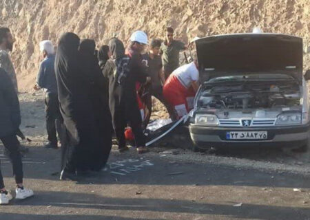 تصادف ۲ خودرو در محور جیرفت_کرمان ۷ زخمی و فوتی برجای گذاشت