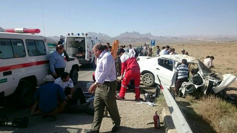 فوت ۳ نفر و مجروح شدن ۴۷ نفر در پی تصادفات ۲۴ ساعت گذشته اصفهان
