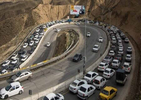 تردد روان در محورهای چالوس و هراز