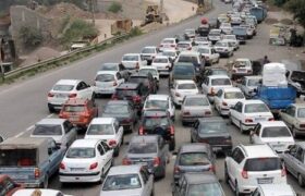 ترافیک سنگین در چالوس و محور تهران-شمال