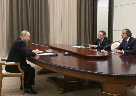 گفت‌وگوی گروسی با پوتین درباره برنامه هسته‌ای ایران