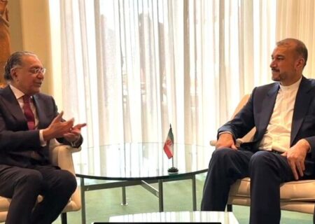 دیدار نماینده دائم پاکستان در سازمان ملل با امیرعبداللهیان در نیویورک