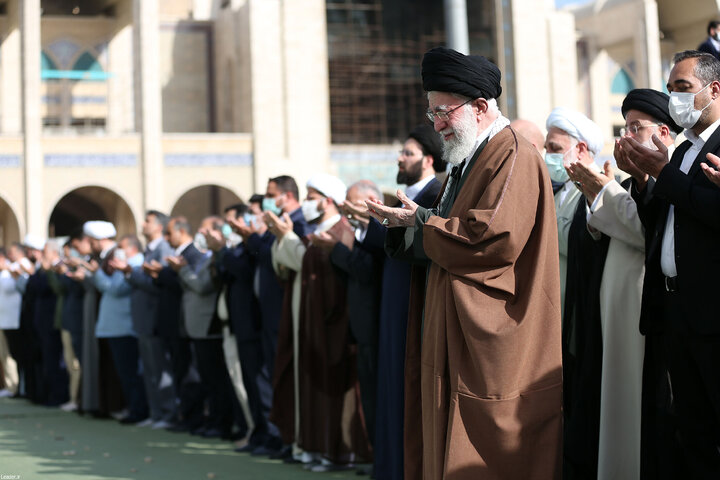 نماز عید فطر به امامت رهبر انقلاب اقامه می‌شود