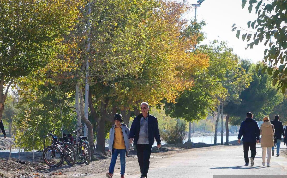 پیست پیادهروی «تارتان» در باغ غدیر و ناژوان احداث می شود