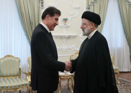 رئیس اقلیم کردستان عراق با آیت‌الله رئیسی دیدار کرد