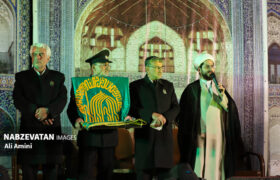 جشن میلاد امام رضا (ع) با حضور خدام رضوی در باغبادران