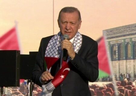 اردوغان: تشکیل کشور مستقل فلسطین راه تحقق صلح در منطقه است