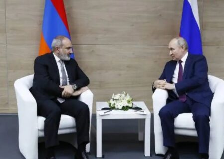 پوتین و پاشینیان دیدار کردند