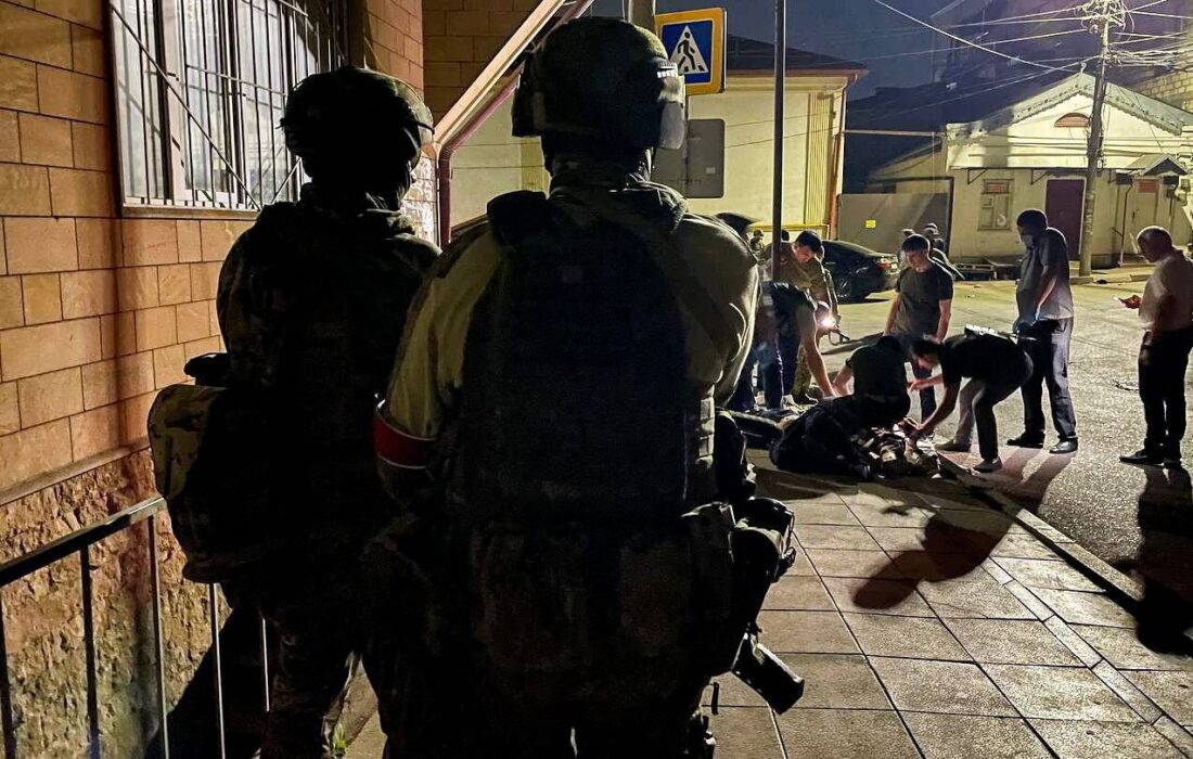 گزارش مقامهای دولتی از حمله تروریستی در داغستان روسیه